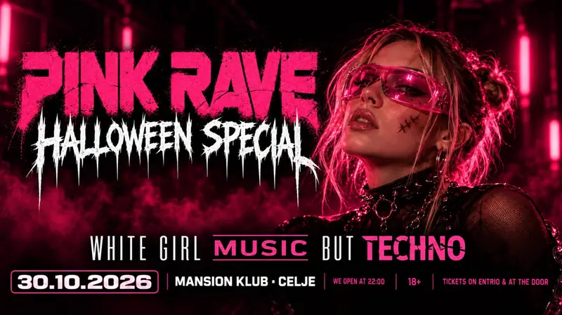 Plakat: PINK RAVE // HALLOWEEN SPECIAL