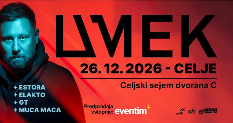 Plakat: 🔥 UMEK | Celjski sejem | 26. 12. 2026