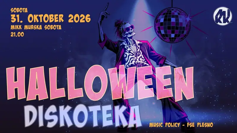 Plakat: Halloween diskoteka @ MIKK