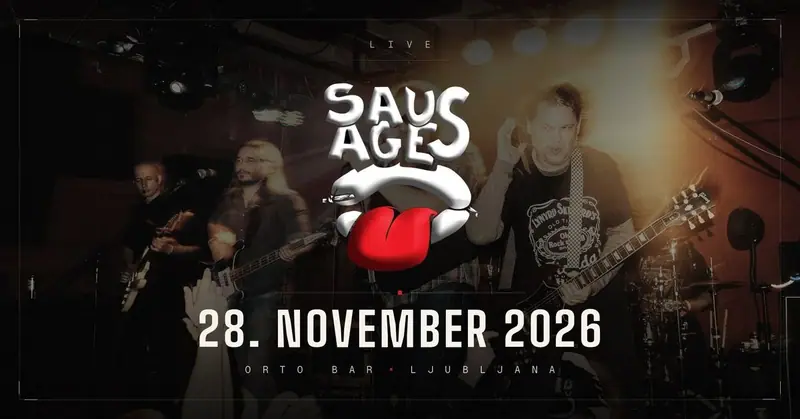 Plakat: Sausages - 34 let - Orto bar