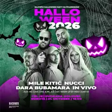 Plakat: Halloween 2026 - Mile Kitić, Dara Bubamara, Nucci in Vivo