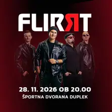 Plakat: Flirrt, Športna dvorana Duplek