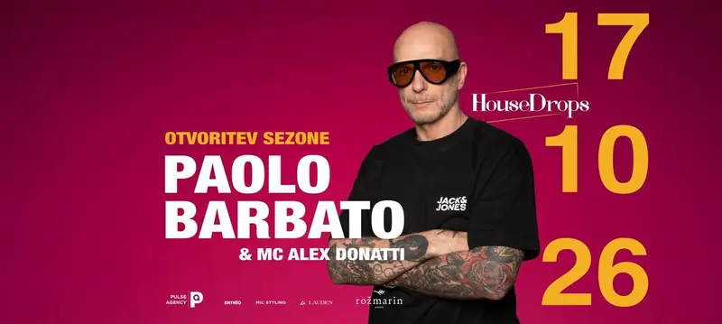 Plakat: HOUSE DROPS w/ PAOLO BARBATO