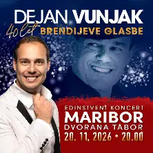 Plakat: 40 let Brendijeve glasbe - Dejan Vunjak
