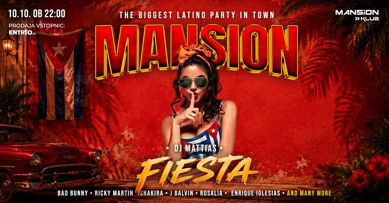 Plakat: MANSION FIESTA w/ DJ MATTIAS