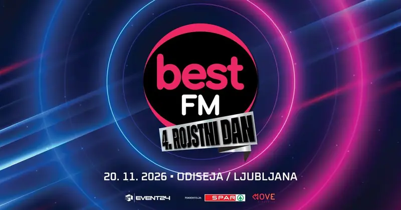 Poster: RADIO BEST FM | 4. rojstni dan | ODISEJA