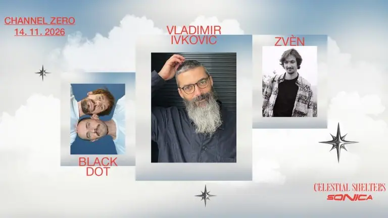 Plakat: SONICA 2026 | Vladimir Ivkovic, Black Dot, Zvèn