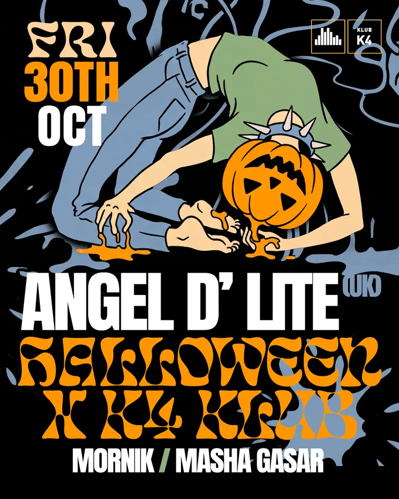 Plakat: K4 x Halloween with Angel D´ lite